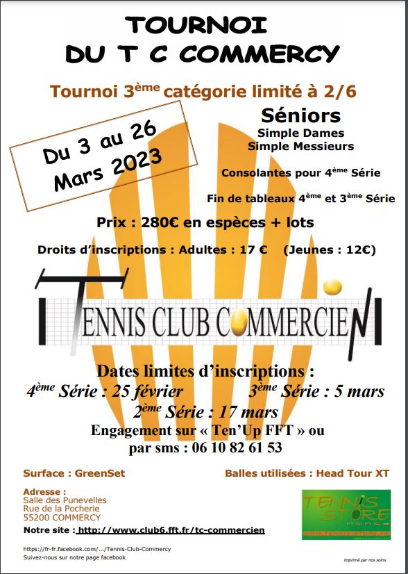 Tournoi TC Commercy